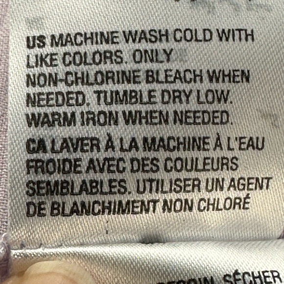 Style & Co Short Sleeve Button Down Blouse - Purple - size Large - Picture 7 of 8